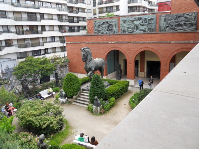 Found in Montparnasse, Musee Bourdelle, was one of my favorite finds.  Likely the only non-French person there, I found Antonine Bourdelle's (1861-1929) studio, work and home to be inspiring.